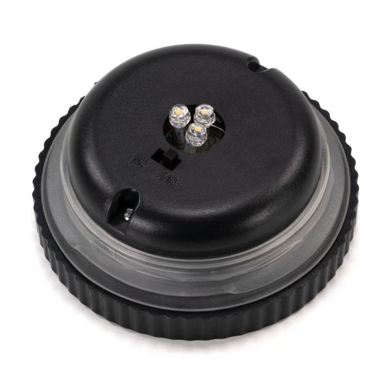 Lampy solarne, 3 LED, plastikowe, zimna biel, 3 szt.